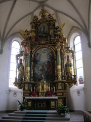 Vue du maître-autel de 1639. Cliché personnel