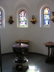 Chapelle des fonts baptismaux. Cliché personnel