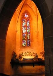 Autre détail d'une chapelle dans le transept gauche (représentation de la Cène). Cliché personnel