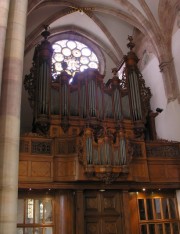 Autre vue de l'orgue Silbermann. Cliché personnel