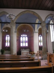 Une dernière vue intérieure de la Bergkirche de Rheinau. Cliché personnel