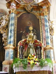 Détail d'un autre autel latéral baroque. Cliché personnel