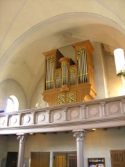 Une dernière vue de l'orgue Metzler en tribune. Cliché personnel (oct. 2008)
