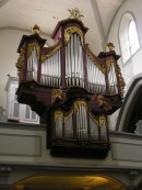 Le grand orgue de l'église des Augustins (Fribourg). Cliché personnel (oct. 2008)