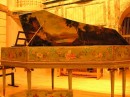 Vue du clavecin Louis Denis (1658), entendu à La Chaux-de-Fonds. Cliché personnel (oct. 2008)