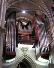 Le grand orgue Fisk (USA) de la cathédrale. Cliché personnel