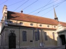 Vue de l'église des Cordeliers, Fribourg. Cliché personnel (nov. 2008)
