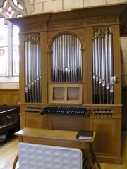 Temple de Giez. L'orgue Pfister. Cliché personnel
