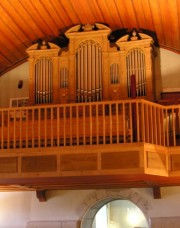 Une dernière vue de l'orgue F. Goll du Temple de Travers. Cliché personnel