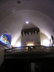 Vue générale de l'orgue en tribune. Cliché personnel