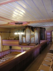 Vue de la galerie et de l'orgue. Cliché personnel