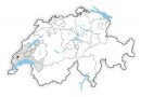 Vue de l'emplacement de Bière en Suisse. Crédit: //fr.wikipedia.org/