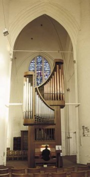 Orgue de choeur (dit de Bach) dans la St Katharinen-Kirche, Hambourg. Cr�dit: http://www.katharinen-hamburg.de/