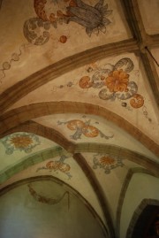 Autre vue des voûtes de la chapelle Sud (peintures du 17ème s.). Cliché personnel