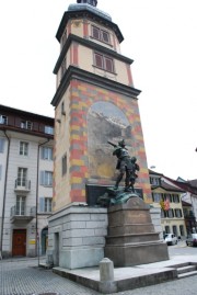 Autre vue du monument de G. Tell à Altdorf. Cliché personnel