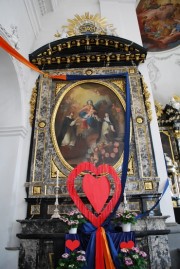 Vue de l'autel secondaire gauche (consacré à Marie). Cliché personnel