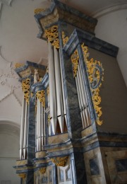 Vue de l'orgue en tribune. Cliché personnel (6 juin 2009)