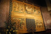 Vue de la tapisserie de Bruxelles (1510: mystère de l'Eucharistie). Cliché personnel