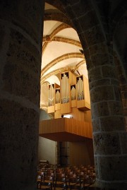 Vue de l'orgue depuis le bas-côté Nord. Cliché personnel