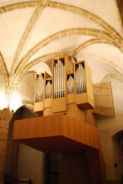 Une dernière vue du nouvel orgue Metzler de St-Vincent, Montreux. Cliché personnel (juillet 2009)