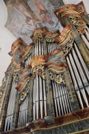 Façade de l'orgue de Stalden. Cliché personnel (07.2009)