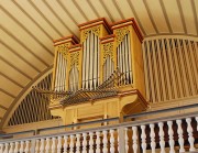 Vue panoramique de la tribune et de l'orgue. Cliché personnel