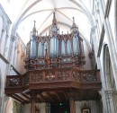 Une vue de l'orgue M. Rinckenbach (1897) à Ensisheim. Cliché personne (août 2009)