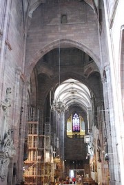Vue de la nef en direction de l'orgue Metzler (tribune Ouest). Cliché personnel