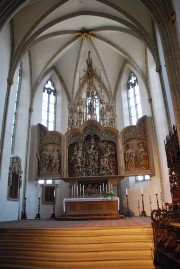 Vue du maître-autel (sculpté dans le bois: 1523-26). Cliché personnel