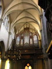 Vue de l'orgue Kuhn en 2006 (orgue de 1994). Cliché personnel