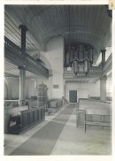 Temple d'Aubonne avant 1940. Cliché aimablement adressé par le titulaire de l'orgue, M. Vellut