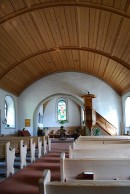 Vue intérieure de cette église. Cliché personnel (avril 2010)