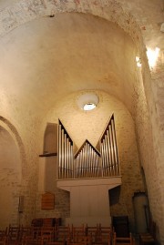 Bas Sud du transept roman (avec l'orgue). Cliché personnel
