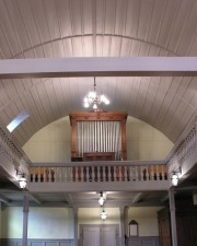L'orgue du Temple des Bayards. Cliché personnel