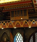 Vue de l'orgue de l'église de Lutry-Paudex (2001). Cliché personnel (juillet 2010)