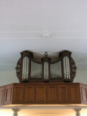 Eglise de Montfaucon, autre vue de l'orgue. Cliché personnel
