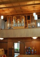 Vue de l'orgue Wälti (1985) de Konolfingen. Cliché personnel (août 2010)