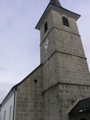 Eglise de St-Brais. Cliché personnel (2006)