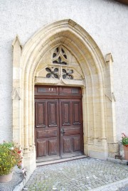 Vue du portail gothique d'entrée. Cliché personnel