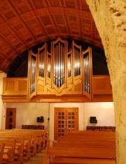 Vue de l'orgue depuis le choeur (avec arcature gauche). Cliché personnel