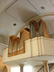 Une vue de l'orgue de Glovelier. Cliché personnel