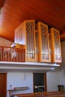 Vue de l'orgue Graf de l'église cathol. d'Herzogenbuchsee. Cliché personnel (mars 2011)
