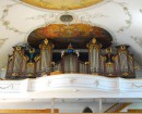 Vue du grand orgue de l'églie St-Mauritius d'Appenzell-ville. Crédit: http://de.wikipedia.org/