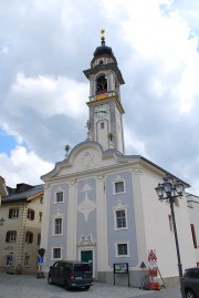 Eglise réformée de Samedan. Cliché personnel (juillet 2011)