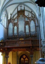 Vue de l'orgue relevé et inauguré en oct. 2011 par P. Pincemaille. Cliché personnel
