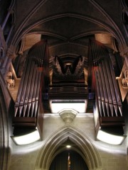 Autre vue personnelle du grand orgue de la cathédrale de Lausanne