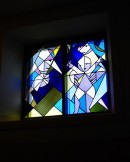 Un vitrail de Lukas Düblin. Cliché personnel