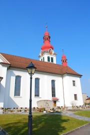 Vue extérieure: église. Cliché personnel (mars 2012)