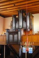 Vue de l'orgue Verschneider de Châtenois-les-Forges (depuis la chaire). Cliché personnel