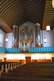 Vue du grand orgue Metzler de 1985. Cliché personnel